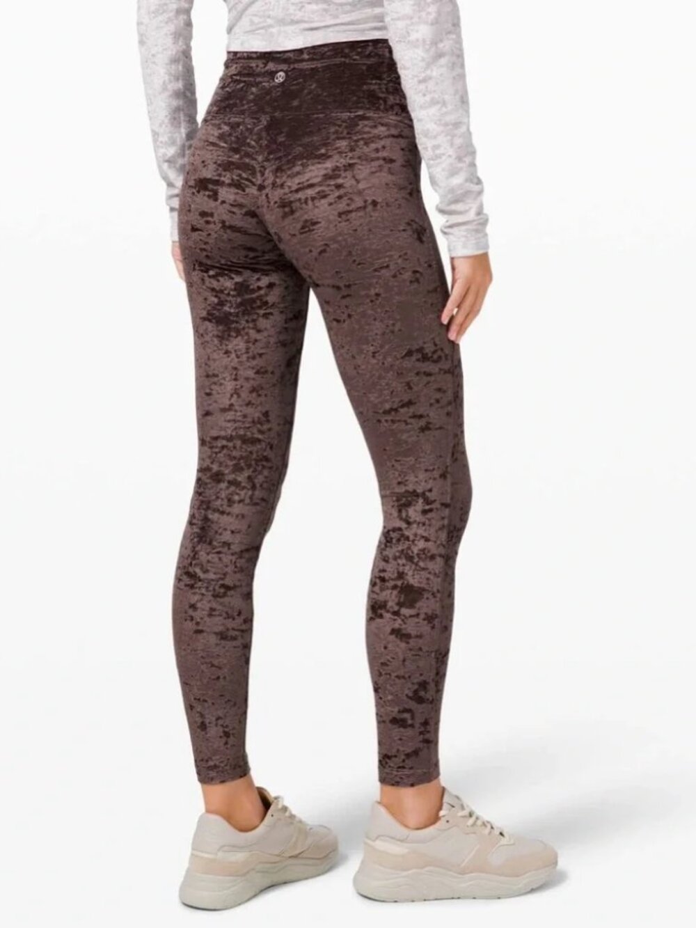 Lululemon Wunder Lounge High-Rise Tight 28" *Crushed Velvet French Press size 4